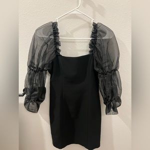 Black tool-sleeve dress - Size XS - Bought from Free People, Amanda Uprichard